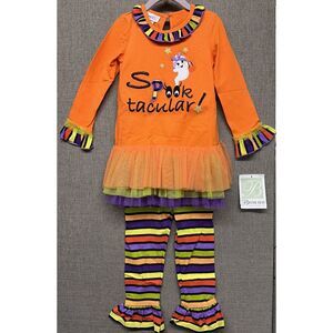 NEW BNWT Bonnie‎ Jean Baby Halloween Outfit Clothes Spooktacular Ghost Size 4T